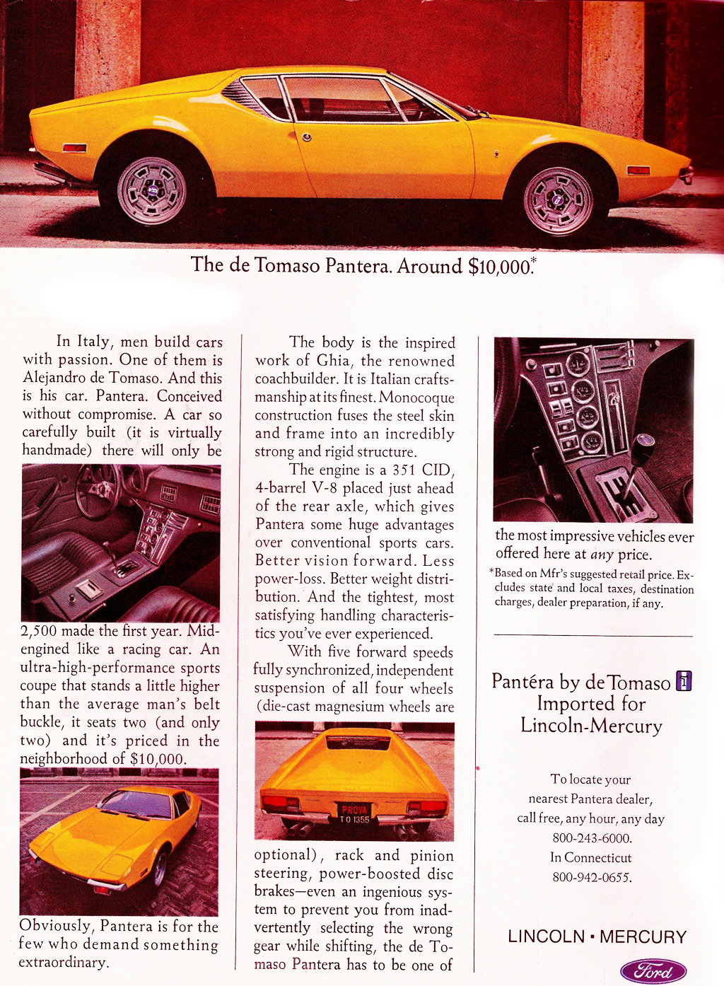 1971 Ford DeTomaso Pantera